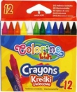 Kredki świecowe Colorino Kids 12 kolorów