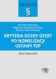 Kryteria oceny ofert po nowelizacji ustawy pzp