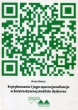 Krytykowanie i jego operacjonalizacja w kontrastywnej analizie dyskursu