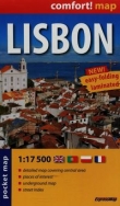 Lisbon laminowany plan miasta 1:17 500