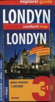 Londyn 3w1 przewodnik atlas mapa