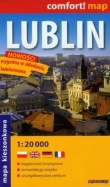 Plan miasta. Lublin 1:20 000  Midi Laminowana kieszonkowy