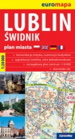 Lublin Świdnik - papierowy plan miasta 1:20 000