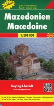 Macedonia mapa 1:200 000 Freytag & Berndt