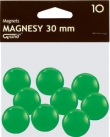 Magnesy 30 mm zielone 10 sztuk