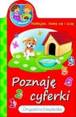 Poznaję cyferki. Mali geniusze. Naklejam, bawię się i uczę. Zmywalna książeczka.