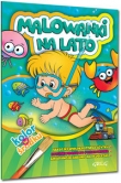 Malowanki na lato kolorowe ilustracje