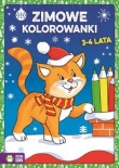 Malowanki Zimowe kolorowanki 3-4 lata