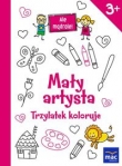Mały artysta. Trzylatek koloruje