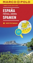 MAPA DROG.-HISZPANIA PORTUGALIA ANDORA 1 :800 000 MARCO POLO 9783829738453