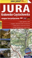 Mapa turystyczna. Jura Krakowsko-Częstochowska.  1:50 000