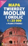 Mapa Twierdzy Modlin i okolic 1:25 000