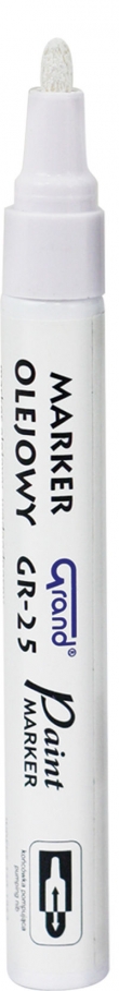 Marker olejowy GR-25 Grand biały