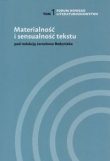Materialność i sensualność tekstu Tom 1