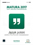 MATURA/OP/2017 J. POLSKI TESTY I ARKUSZE ZPR OPERON 9788378793489