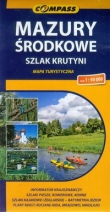 Mazury Środkowe szlak Krutyni mapa turystyczna 1:50 000