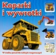 Mini encyklopedia z naklejkami Koparki i wywrotki