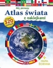 Mój pierwszy atlas świata z naklejkami + mapa ścienna. Ponad 320 naklejek
