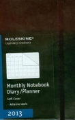 Moleskine 2013 Monthly notebook diary planner pocket