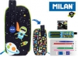 Multipiórnik MILAN owalny z 4 piórnikami SH czarny miś