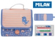 Multipiórnik MILAN z 2 piórnikami COCONUT róż