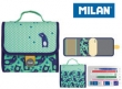 Multipiórnik MILAN z 2 piórnikami NET & LIT zielony