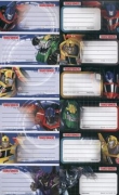 Naklejki na zeszyty Transformers 25 sztuk
