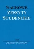 Naukowe Zeszyty Studenckie 1/2009