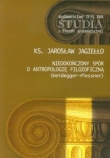 Niedokończony spór o antropologię filozoficzną (Heidegger-Plessner)