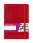 Notes A5 z gumką Formalizm w kratkę czerwony