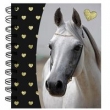 Notes spiralny Horse złote serduszka