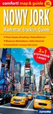 Nowy Jork. Manhattan, Brooklyn, Queens 2w1:przewodnik+mapa