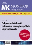 Odpowiedzialność członków zarządu spółek kapitałowych