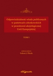 Odpowiedzialność władz publicznych w państwach członkowskich w przestrzeni aksjologicznej Unii Europejskiej