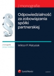 Odpowiedzialność za zobowiązania spółki partnerskiej