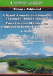 Okolice jeziora św. Anny. Mapa turystyczna