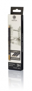 Ołówek do szkicowania 3H Artea 12 sztuk