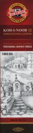 Ołówek grafitowy 1860/6H 12 sztuk