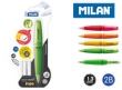 Ołówek mechaniczny MILAN CAPSULE FLUO 2B 1,3 mm + 2 zapasowe gumki na blistrze