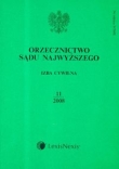 Orzecznictwo Sądu Najwyższego Izba cywilna 2008/11