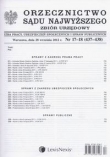 Orzecznictwo Sądu Najwyższego. Izba Pracy, Ubezpieczeń Społecznych i Spraw Publicznych 17-18/2012