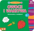 Owoce i warzywa. Maluszkowy świat. Kolorowanka z naklejkami