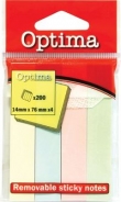 Papierowe znaczniki pastel Optima