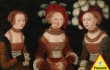 Piatnik, Puzzle Cranach, Księżniczki, 1000 elementów