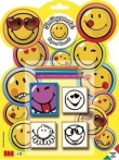 Pieczątki Smiley world blister 3 sztuki
