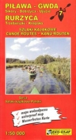 PIŁAWA GWDA RURZYCA MAPA EKO-GRAF EKO-GRAF 9788361157298