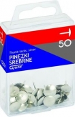 Pinezki Grand tapicerskie srebrne T4 50 sztuk