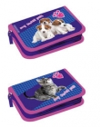 Piórnik 2 klapki Animal