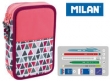 Piórnik Milan 2-poziomowy z wyposażeniem GEO róż