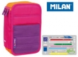 Piórnik MILAN 3-komorowy COLOURS róż